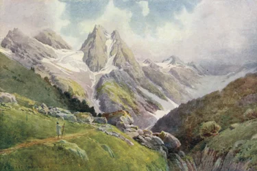 Vicino al Ghiacciaio Kolahoi, Valle di Lidar